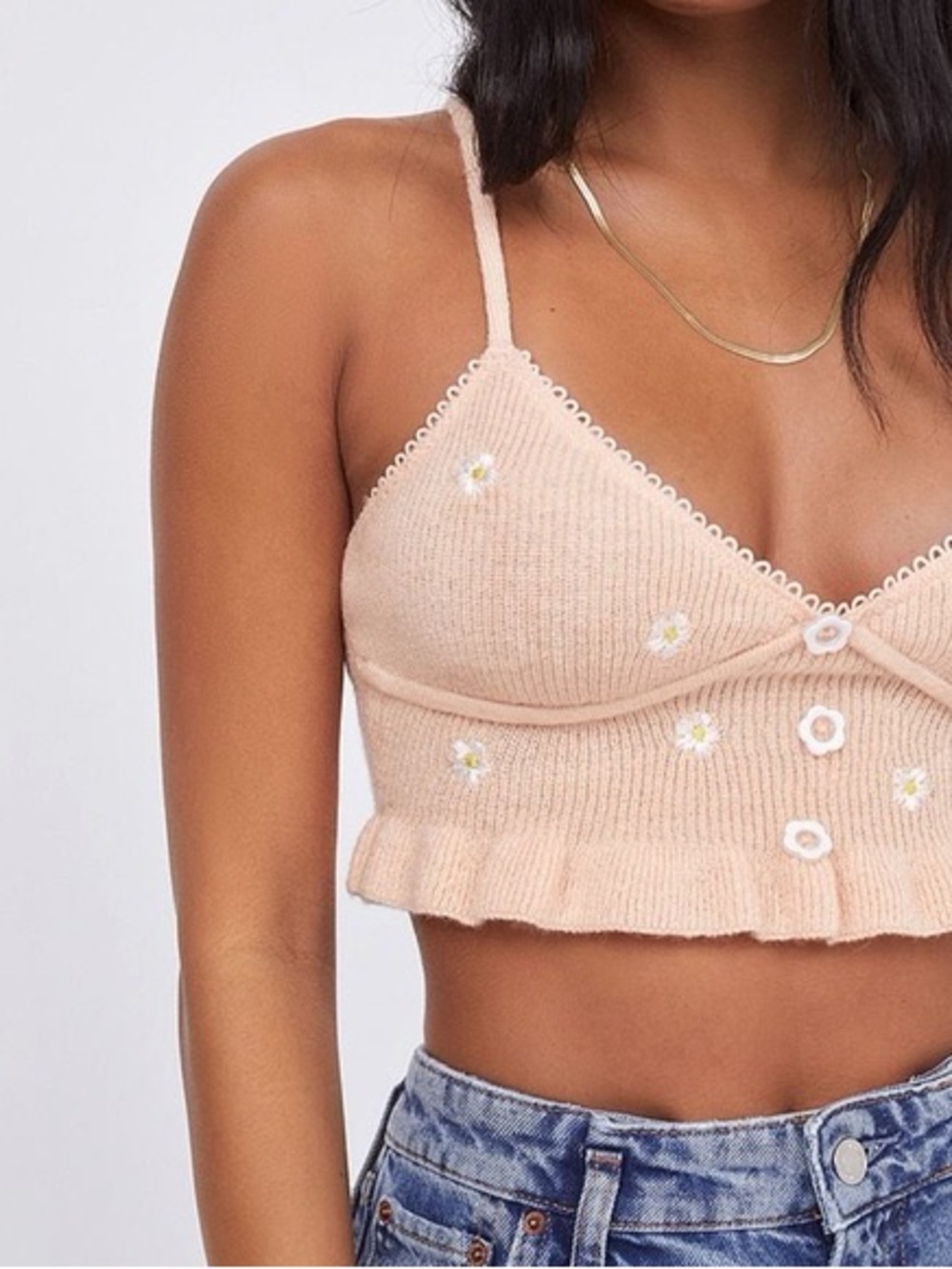 NWOT Knit crop top
